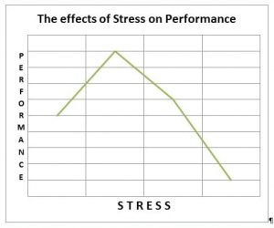 Stress effects on performance graph